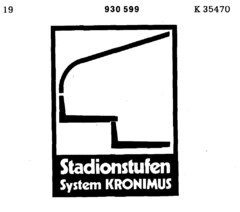 Stadionstufen System KRONIMUS