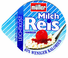 müller Leichtkost Milch Reis Himbeer