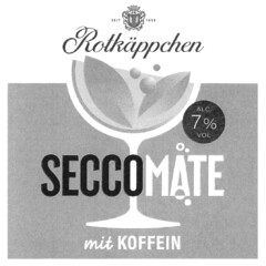 SEIT 1856 Rotkäppchen ALC. 7 % VOL SECCOMATE mit KOFFEIN