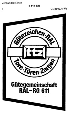 Gütezeichen RAL Tore Tüten Zargen ttz Gütegemeinschaft RAL-RG 611