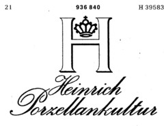 H Heinrich Porzellankultur