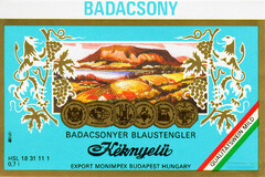 BADACSONY BADACSONYER BLAUSTENGLER