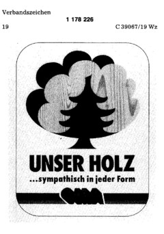 UNSER HOLZ ... sympathisch in jeder Form CMA