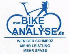 www.BIKE ANALYSE.de WENIGER SCHMERZ MEHR LEISTUNG MEHR SPASS