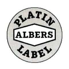 ALBERS PLATIN LABEL