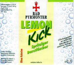 BAD PYRMONTER LEMON Kick