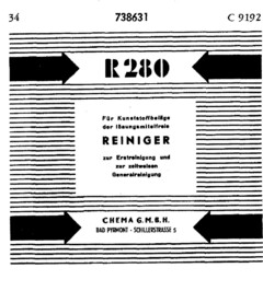 R 280 REINIGER