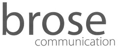 brose communication