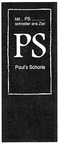 PS Paul's Schorle