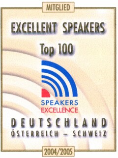 EXCELLENT SPEAKERS Top 100