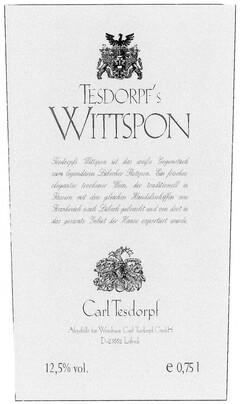 TESDORPF's WITTSPON