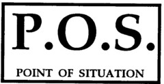 P.O.S. POINT OF SITUATION