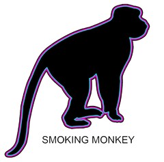 SMOKING MONKEY