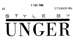 STYLE BY UNGER