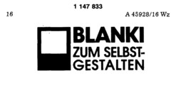 BLANKI ZUM SELBST-GESTALTEN