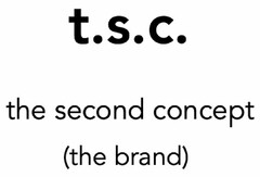 t.s.c. the second concept (the brand)