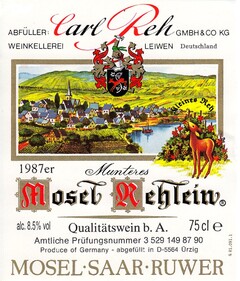 Carl Reh Munteres Mosel Rehlein