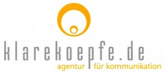 klarekoepfe.de agentur für kommunikation