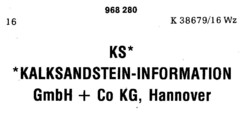 KS* *KALKSANDSTEIN-INFORMATION GmbH + Co KG, Hannover