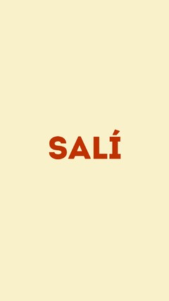 SALÍ