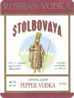 RUSSIAN VODKA STOLBOVAYA