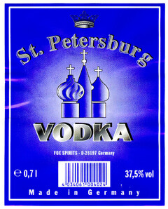 St. Petersburg VODKA