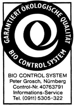 BIO CONTROL SYSTEM