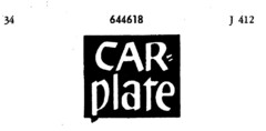 CAR-plate