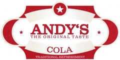 ANDY'S THE ORIGINAL TASTE COLA