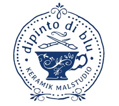 dipinto di blu KERAMIK MALSTUDIO