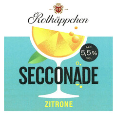 Rotkäppchen SECCONADE ZITRONE ALC. 5,5 & VOL