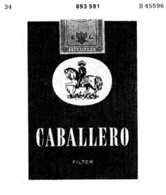 EL CABALLERO 20 CABALLERO CIGARETTEN FILTER