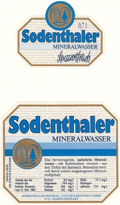 Sodenthaler MINERALWASSER