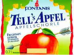 FONTANIS TELL's APFEL APFELSCHORLE FRUCHTSAFT-GETRÄNK MIT MINDESTENS 40%  FRUCHTSAFT