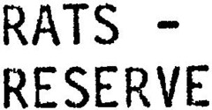 RATS-RESERVE