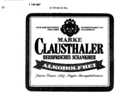 CLAUSTHALER ALKOHOLFREI