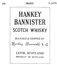 HANKEY BANNISTER SCOTCH WHISKY