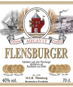 FLENSBURGER Feinster AQUAVIT Fuselfrei