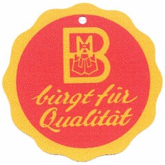 B bürgt für Qualität