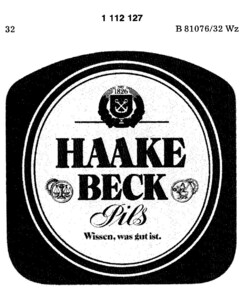 HAAKE BECK Pils Wissen, was gut ist.