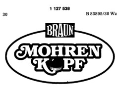 BRAUN MOHREN KOPF