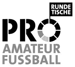 PRO AMATEUR FUSSBALL RUNDE TISCHE