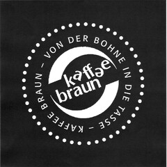 KAFFEE BRAUN - VON DER BOHNE IN DIE TASSE