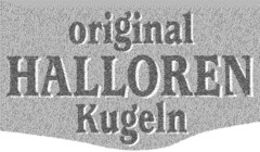 original HALLOREN Kugeln