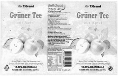 Grüner Tee mit Apfel