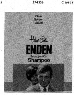 Clear Golden Liquid Helen Curtis ENDEN SchuppenKur Shampoo