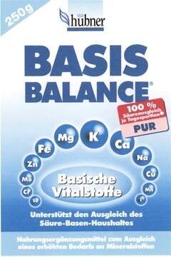 BASIS BALANCE Basische Vitalstoffe