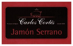 Product of Spain Carlos Cortés desde 1968 Jamón Serrano