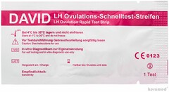 DAVID LH Ovulations-Schnelltest-Streifen LH Ovulation Rapid Test Strip