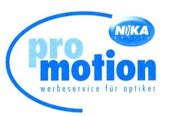 NIKA promotion werbeservice für optiker